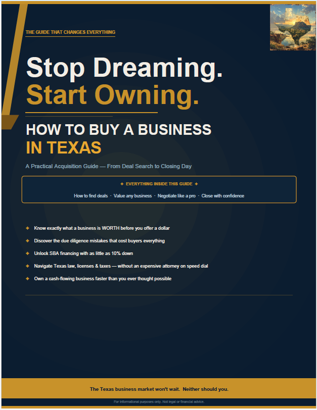 How to Buy a Business in Texas — The Complete Acquisition Guide